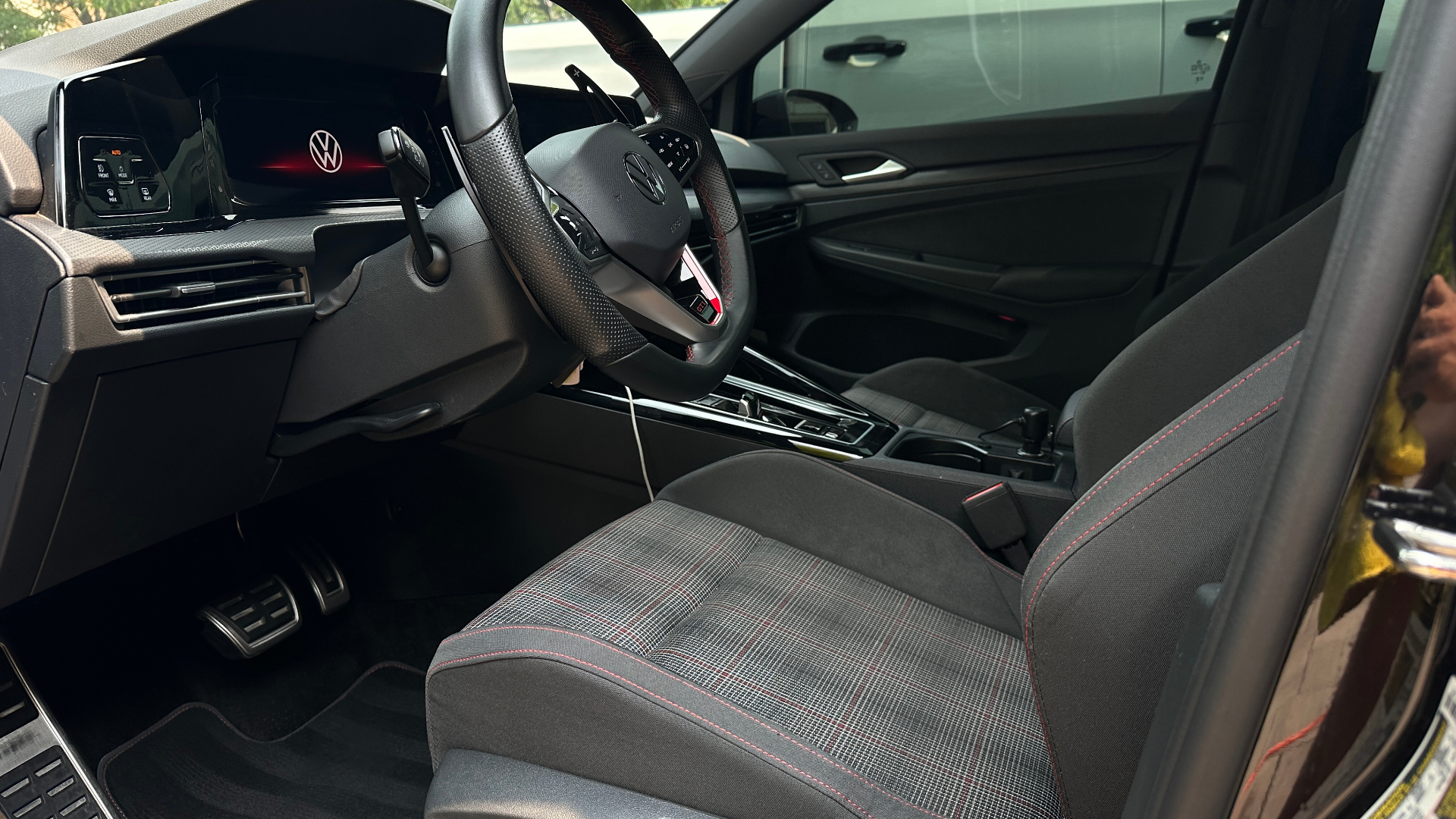 VW Golf GTI tartan cabin detailed